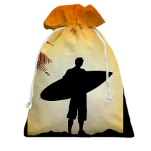 Подарочный мешочек Surfer with Board 2