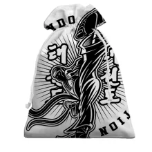 Подарочный мешочек Taekwondo illustration