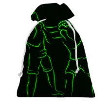 Подарунковий мішечок Boxers Green line