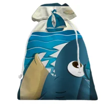 Подарочный мешочек Big shark and Small ship
