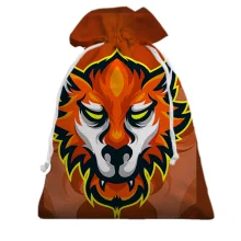 Подарочный мешочек Red Wolf Art