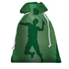 Подарочный мешочек Tennis player Silhouette
