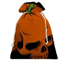 Подарочный мешочек Skull-Orange