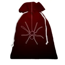Подарочный мешочек Spider white line