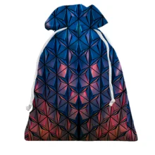 Подарочный мешочек Low poly pattern.
