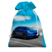 Подарунковий мішечок Blue Tesla