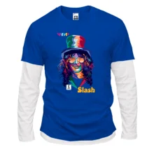 Комбінований лонгслів з "slash"