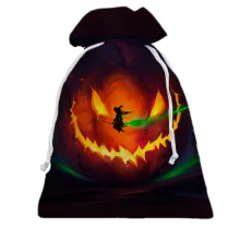 Подарунковий мішечок Halloween pumpkin and witch