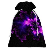 Подарочный мешочек Abstraction neon