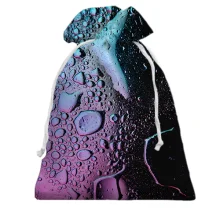 Подарочный мешочек Water drop abstraction