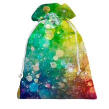 Подарочный мешочек Rainbow pattern 2