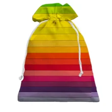 Подарунковий мішечок Multicolor horizontal stripes