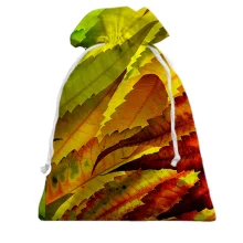 Подарунковий мішечок Autumn leaves pattern