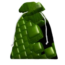 Подарунковий мішечок Green cubes