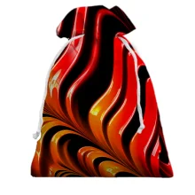 Подарунковий мішечок Abstraction red lines