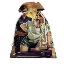 Подарунковий мішечок GTA police girl