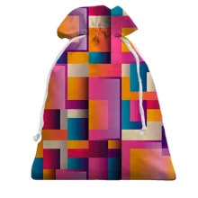 Подарунковий мішечок Colored squares