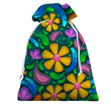 Подарунковий мішечок Art flowers pattern