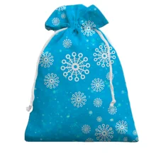 Подарочный мешочек Snowflakes pattern