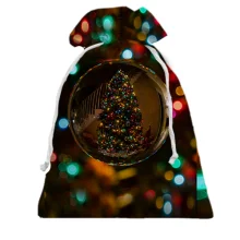 Подарунковий мішечок Ball with Christmas tree 2