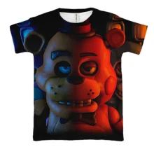 3D футболка Три аниматроника - FNaF