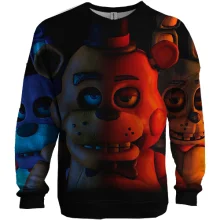 3D свитшот Три аниматроника - FNaF