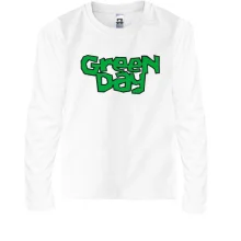 Детский лонгслив Green day (Street art logo)