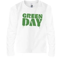 Детский лонгслив Green day (paint)