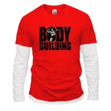 Комбінований лонгслів з Арні "Body building"