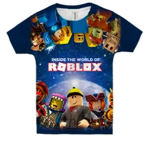 Детская 3D футболка Roblox - inside the world
