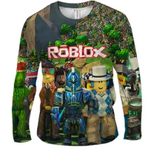 Чоловічий 3D лонгслів Персонажі світів - Roblox