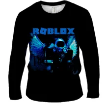 Мужской 3D лонгслив Roblox - Тёмный Ангел
