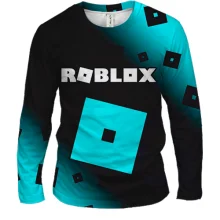 Мужской 3D лонгслив Roblox лого