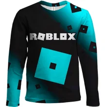 Дитячий 3D лонгслів Roblox лого