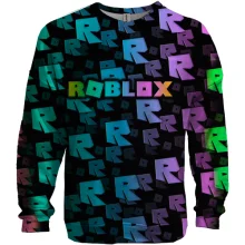 3D свитшот Roblox, rainbow pattern