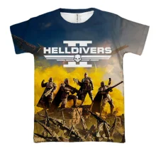 3D футболка Helldivers II