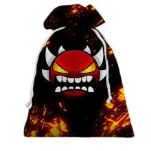 3D Подарочный мешочек Geometry Dash | Demon