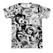 3D футболка Manga Ahegao