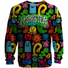 3D свитшот с монстриками Monster
