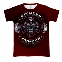 3D футболка Gorilla Fitness Center