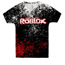 Детская 3D футболка Roblox, game logo