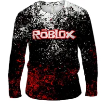 Мужской 3D лонгслив Roblox, game logo