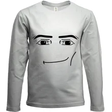 Детский 3D лонгслив Roblox - Gigachad face