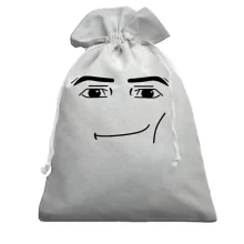 3D Подарочный мешочек Roblox - Gigachad face