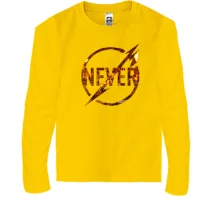 Детский лонгслив Metallica Never