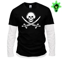 Комбінований лонгслів Music pirates