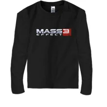 Детский лонгслив Mass Effect 3 Logo