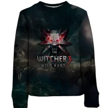 Детский 3D свитшот Witcher 3 - Wild Hunt