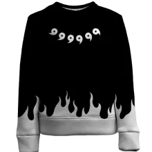 Детский 3D свитшот White Uchiha Madara