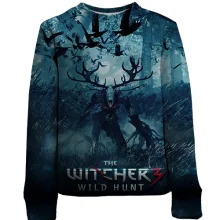 Дитячий 3D світшот Witcher 3 - Wild Hunt (постер)
